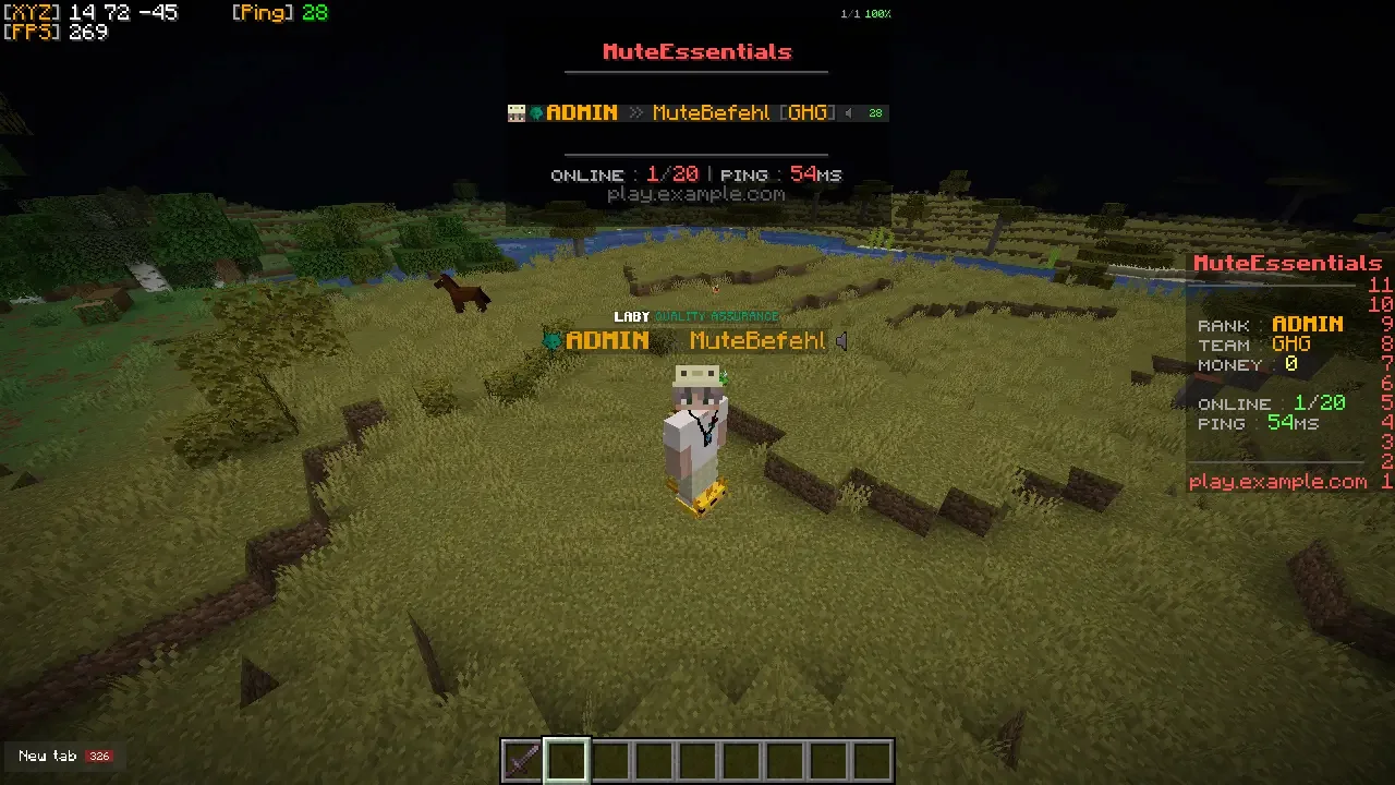 MuteEssentials screenshot