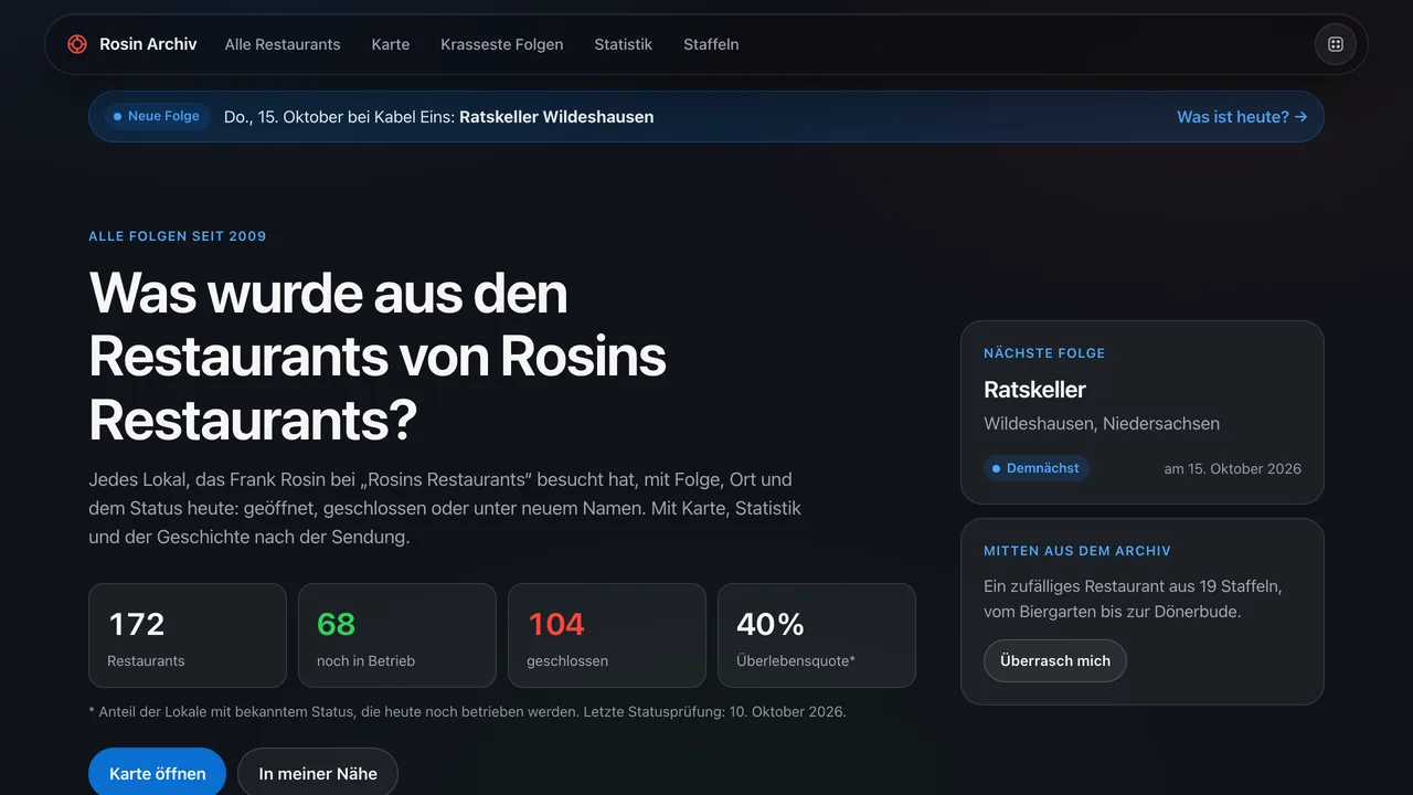 Rosin Archiv screenshot
